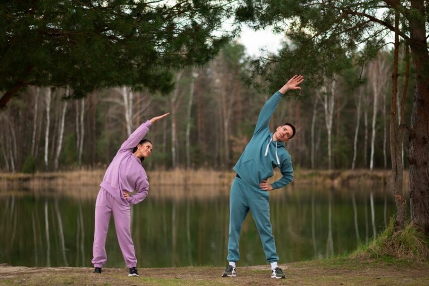 Person exercising outdoors, best time to workout for weight loss