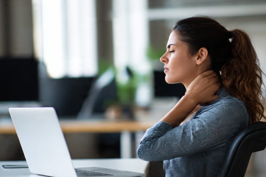 Tech neck postutre connection exercise